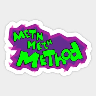 Meth Meth Method logo Sticker